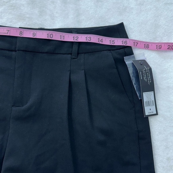 Daisy Fuentes Black High Waist Tailored Shorts With Pockets - Picture 7 of 12